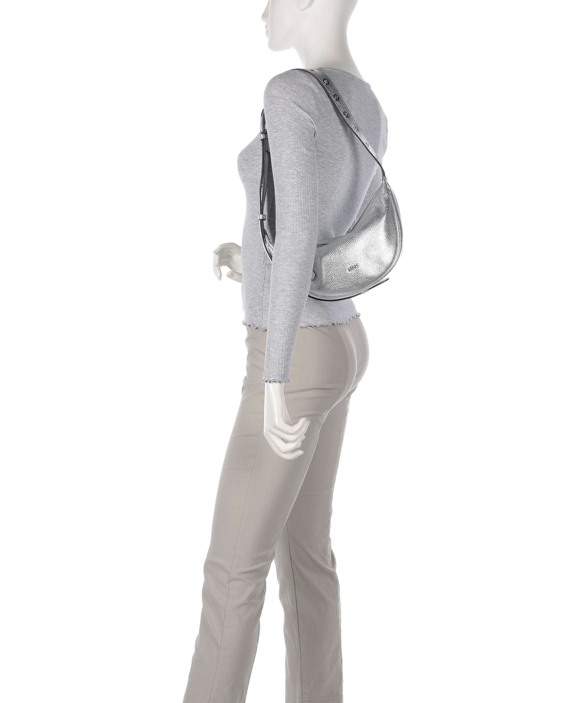 Abro Shimmer By My Side Shoulder bag silver