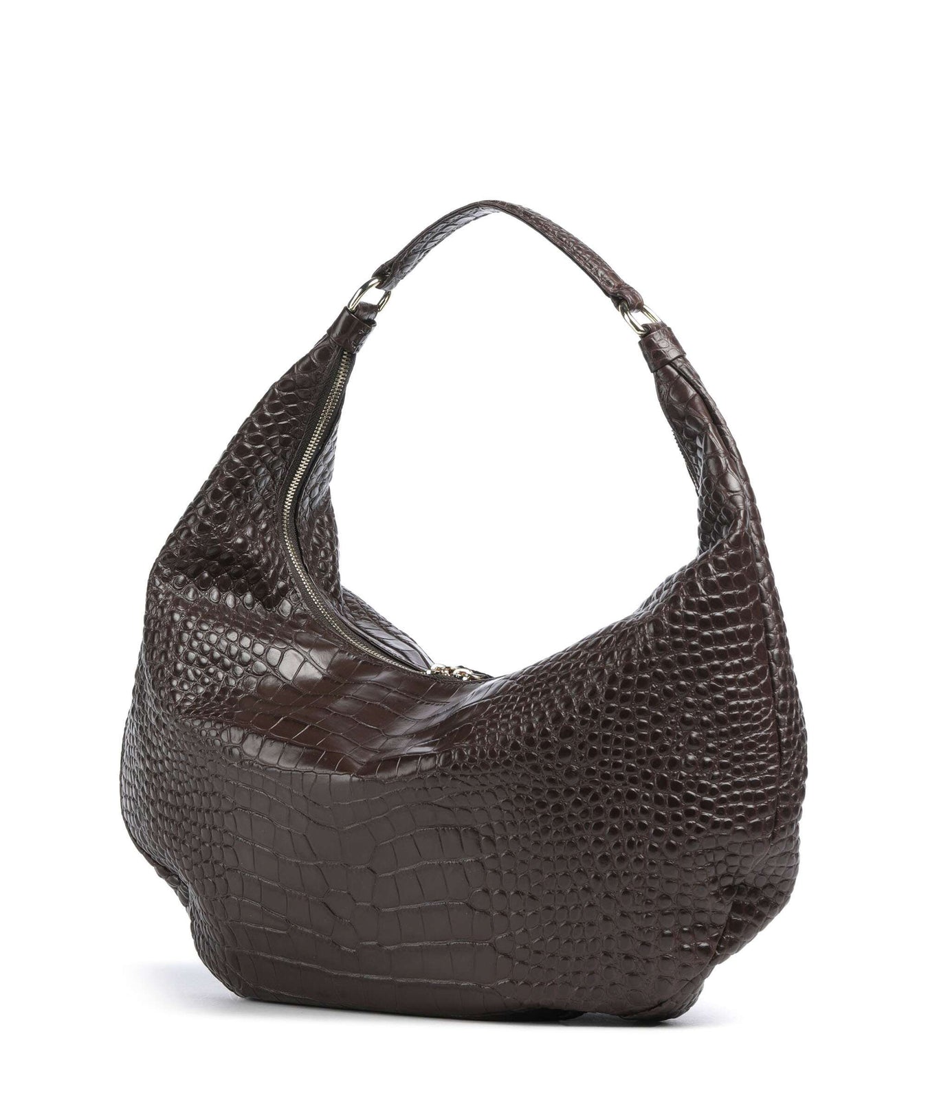 Abro Cocco Mondial Nana Big Hobo bag dark brown
