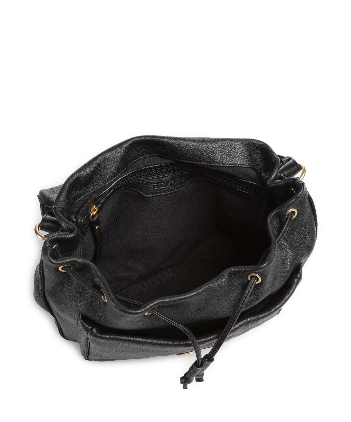 Abro Dalia Star Saddle Hobo bag black/gold