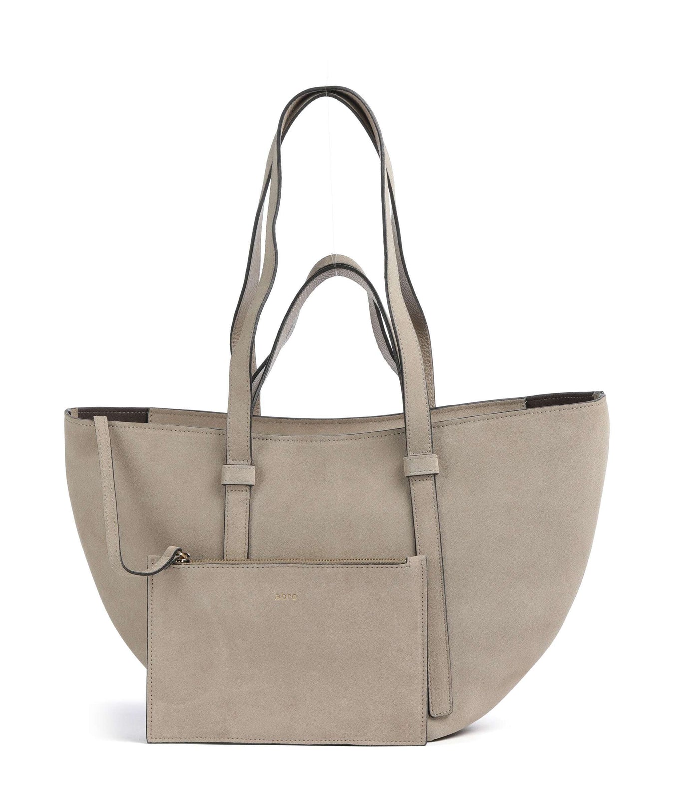 Abro Suede Cosmo Medium Tote bag siena