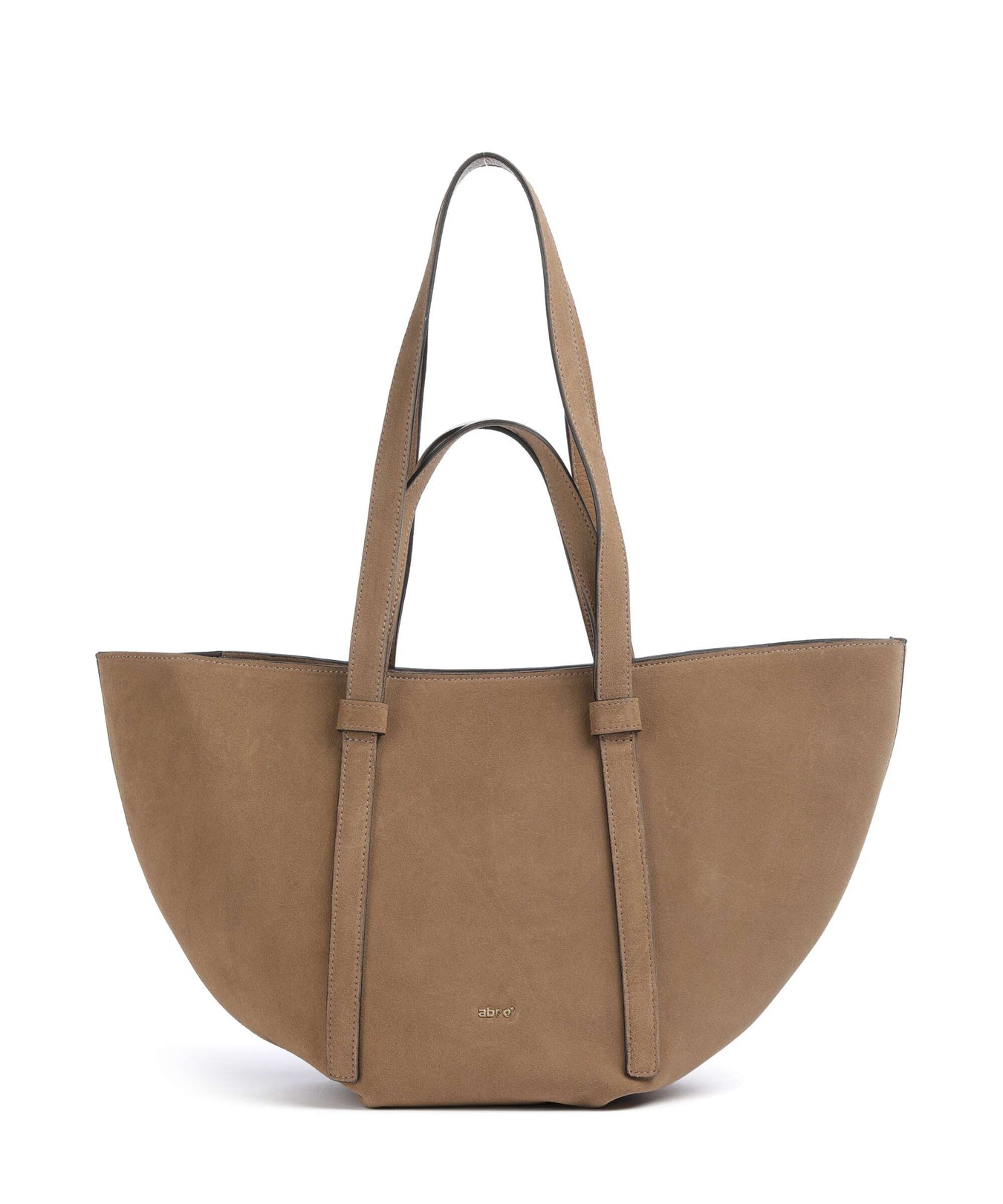 Abro Suede Cosmo Medium Tote bag camel