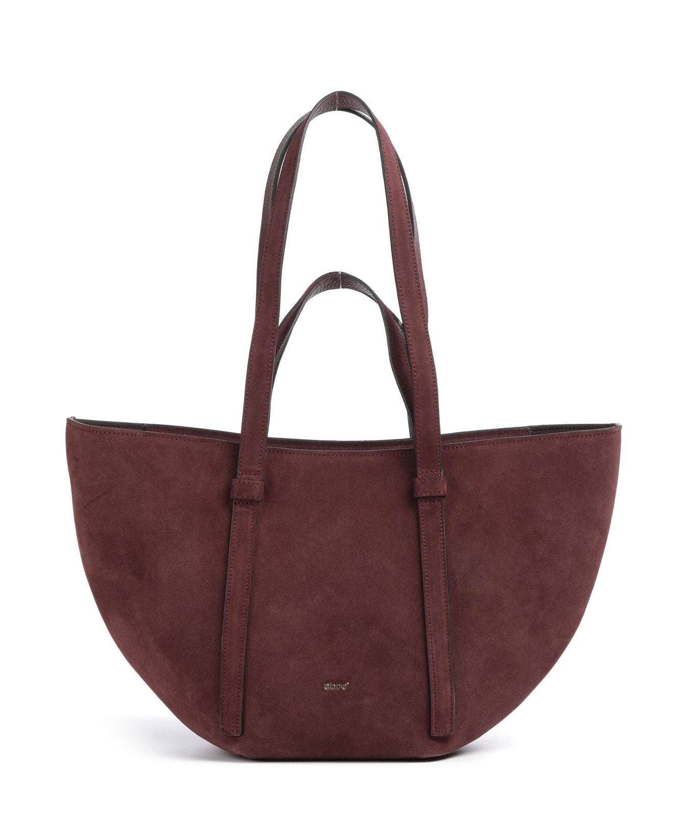 Abro Suede Cosmo Medium Tote bag bordeaux