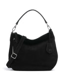 Abro Suede Juna Small Sac fourre-tout black/nickel