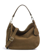 Abro Suede Juna Small Borsa hobo military