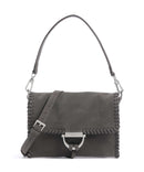 Abro Suede Temi Stitch Schultertasche grey