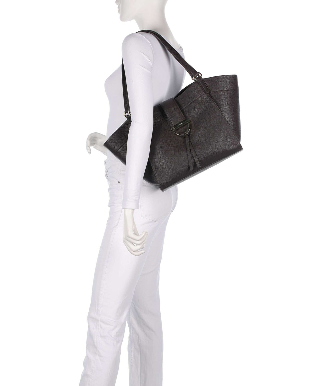 Abro Agave Temi Tote bag dark brown
