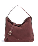 Abro Suede Carina Sac fourre-tout bordeaux