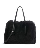 Abro Shearling Noelle Handtasche black/nickel