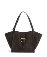 Abro Suede Temi Cabas dark brown