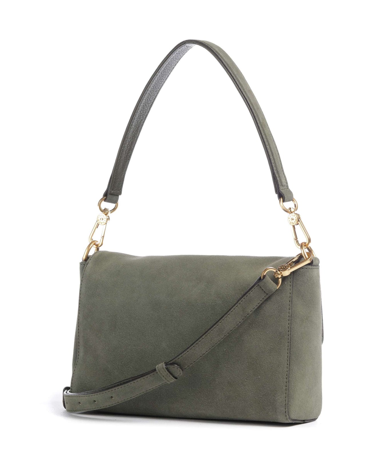 Abro Suede Temi Shoulder bag oliv