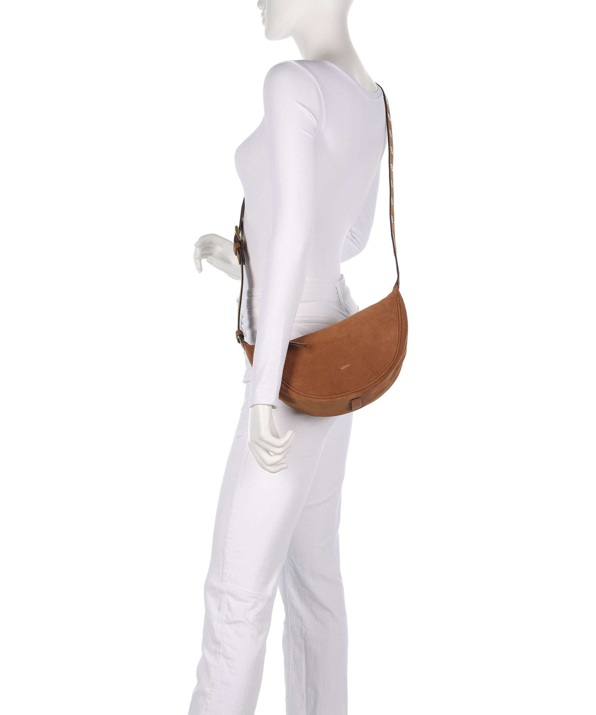 Abro Suede By My Side Small Shoulder bag cuoio