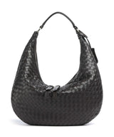 Abro Piuma Nana Small Borsa hobo dark brown