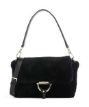 Abro Shearling Temi Schultertasche black/gold