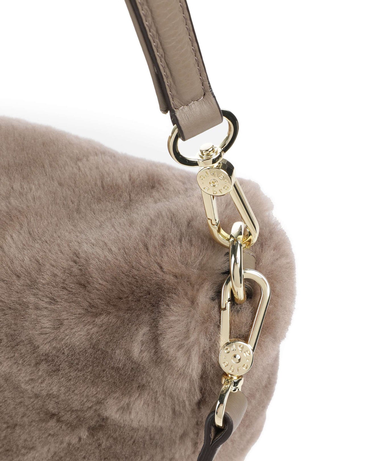 Abro Shearling Temi Shoulder bag tope