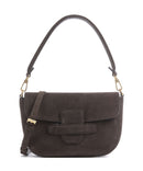 Abro Suede Camilla Borsa a spalla dark brown