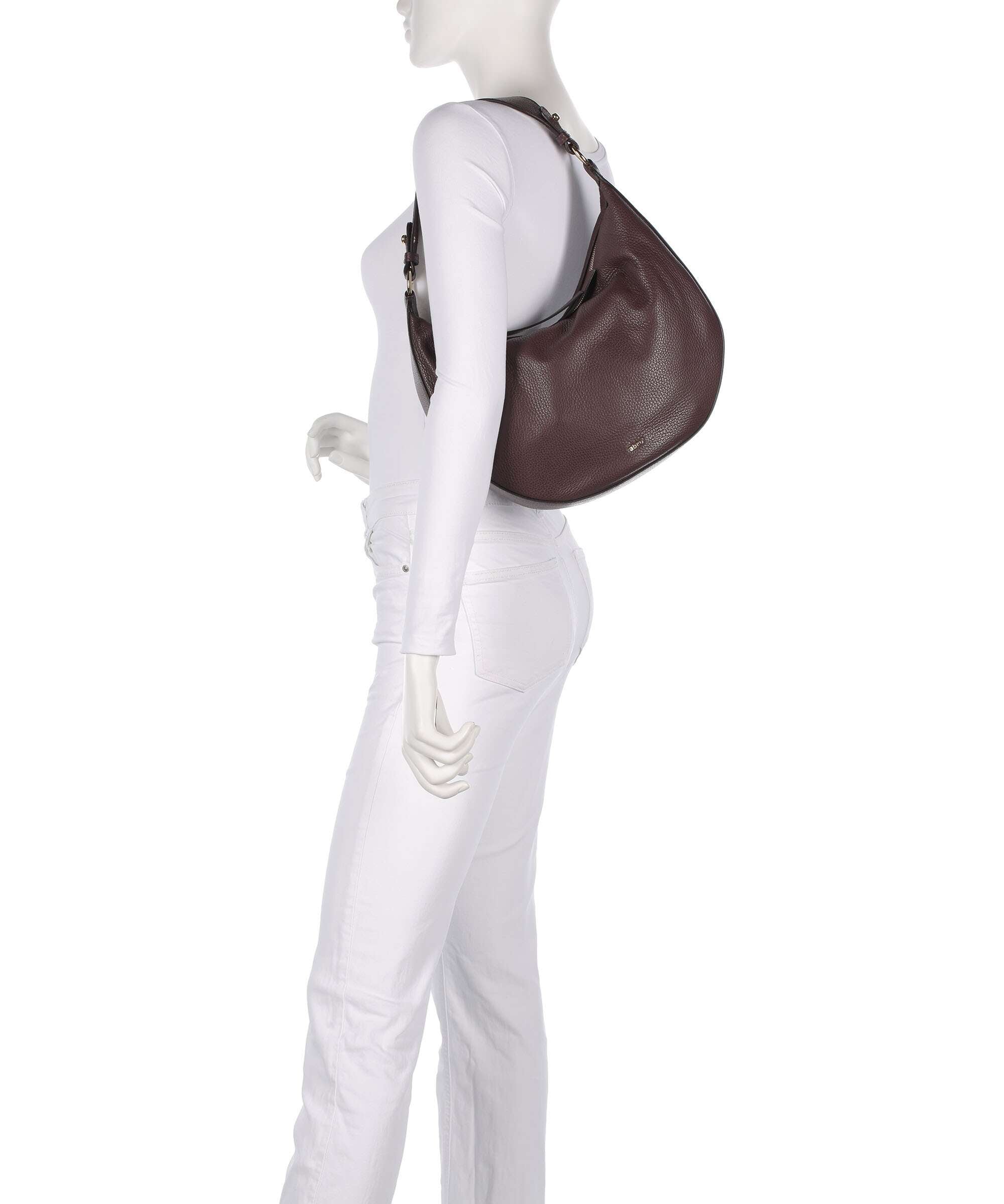 Abro Adria Lulu Small Hobo bag burgundy