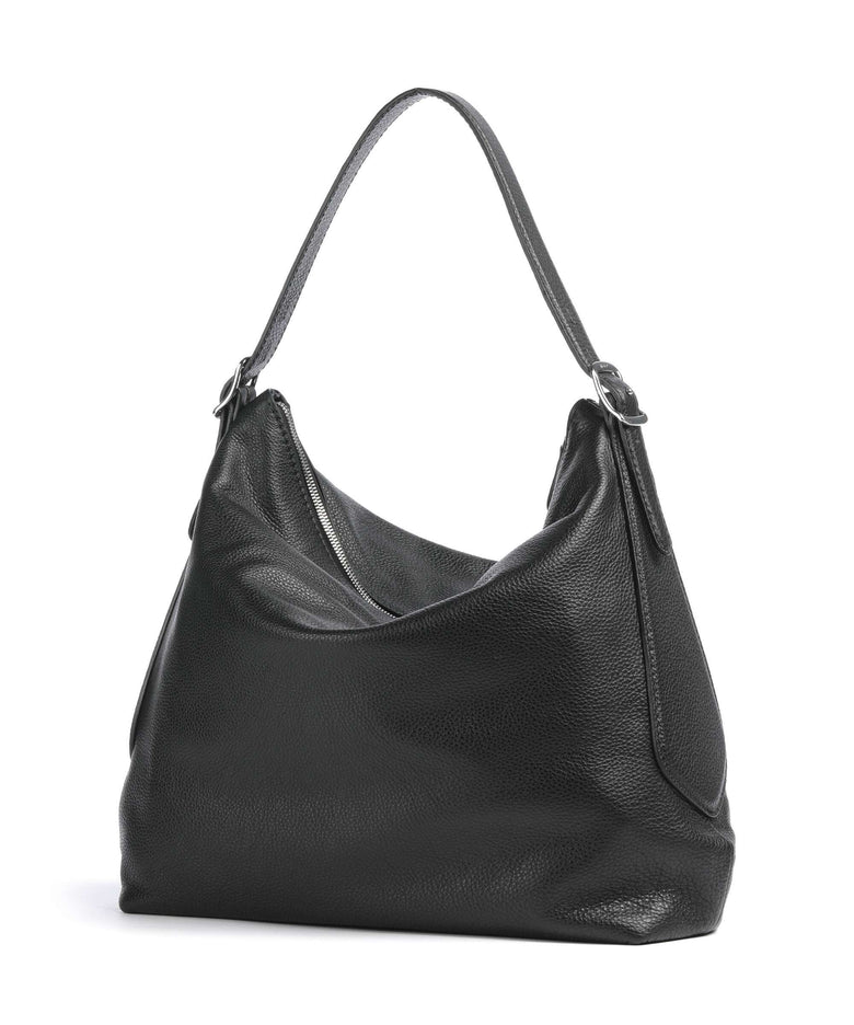 Abro Agave Carina Hobo bag black/silver