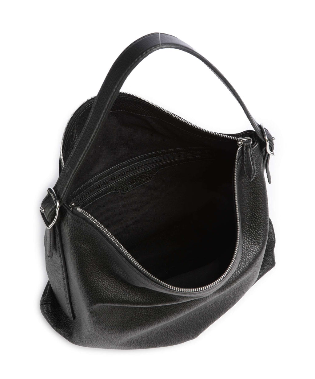 Abro Agave Carina Hobo bag black/silver