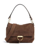 Abro Suede Temi Medium Shoulder bag wood