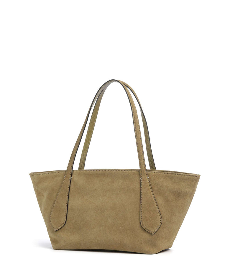 Abro Suede Carina Shoulder bag mud
