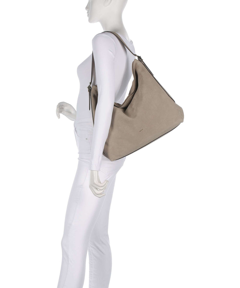 Abro Suede Carina Hobo bag siena
