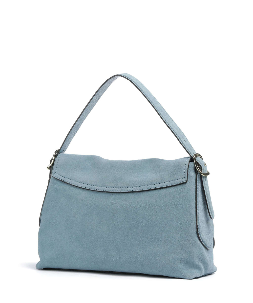 Abro Suede Carina Shoulder bag sapphire