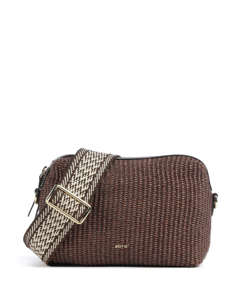 Abro Raffia Kaia Crossbody bag wood