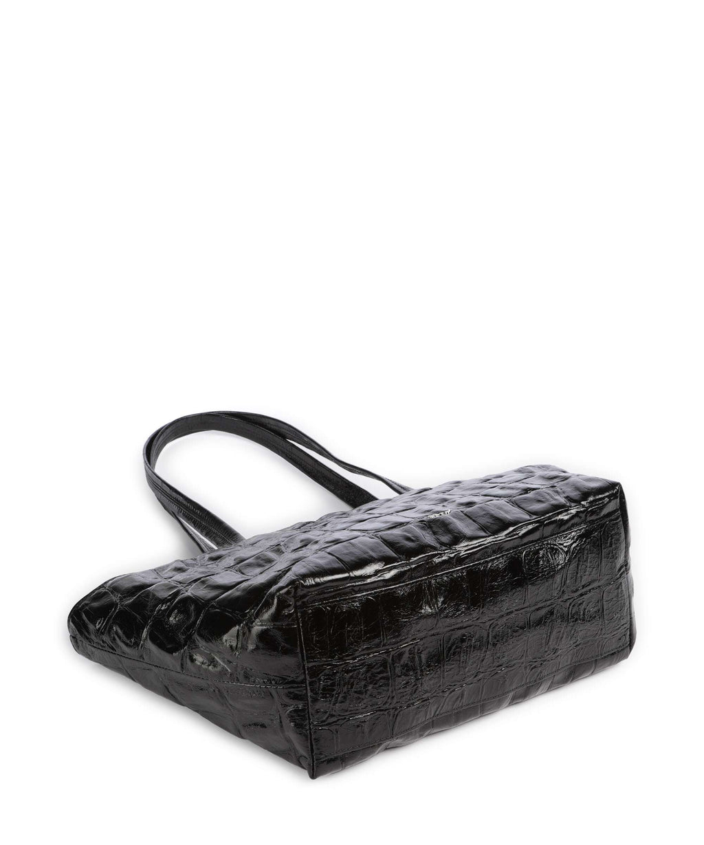 Abro Maxi Cocco Alba Shoulder bag black/nickel