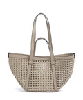 Abro Raffia Net Cosmo Medium Tote bag sahara