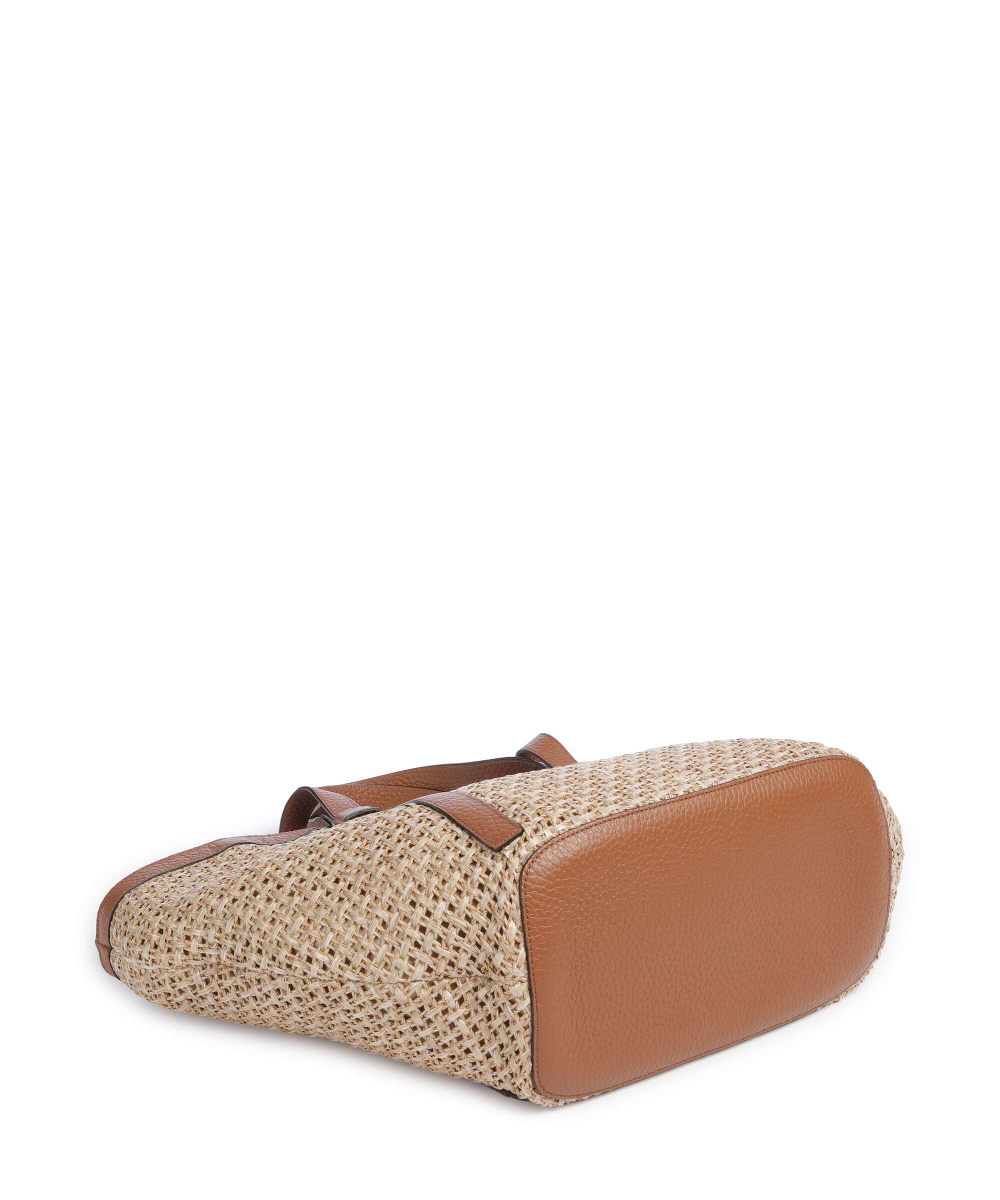 Abro Raffia Cordino Cosmo Large Tote bag caramel/cognac