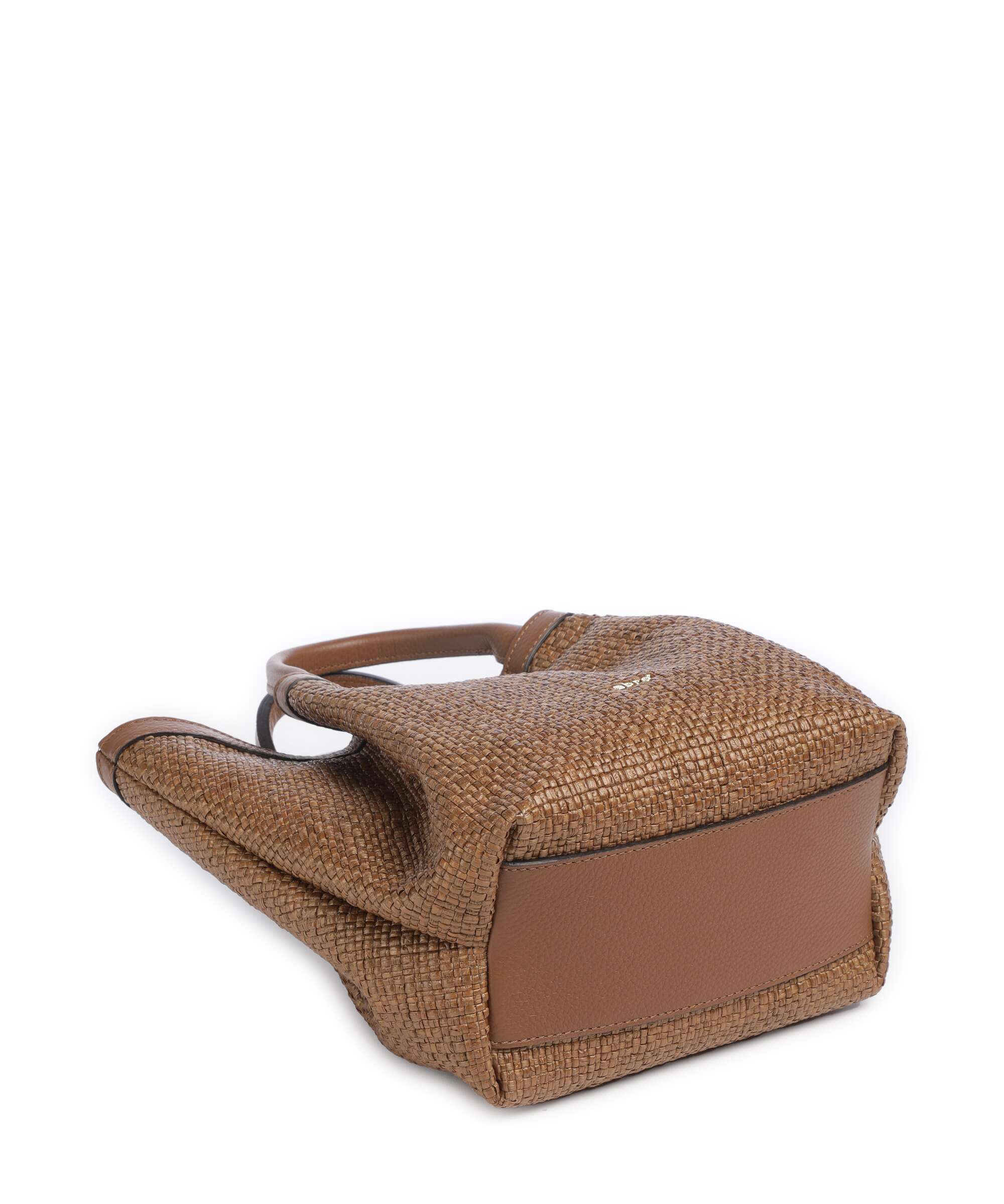 Abro Raffia Intreccio Essential Small Handbag caramel/cognac