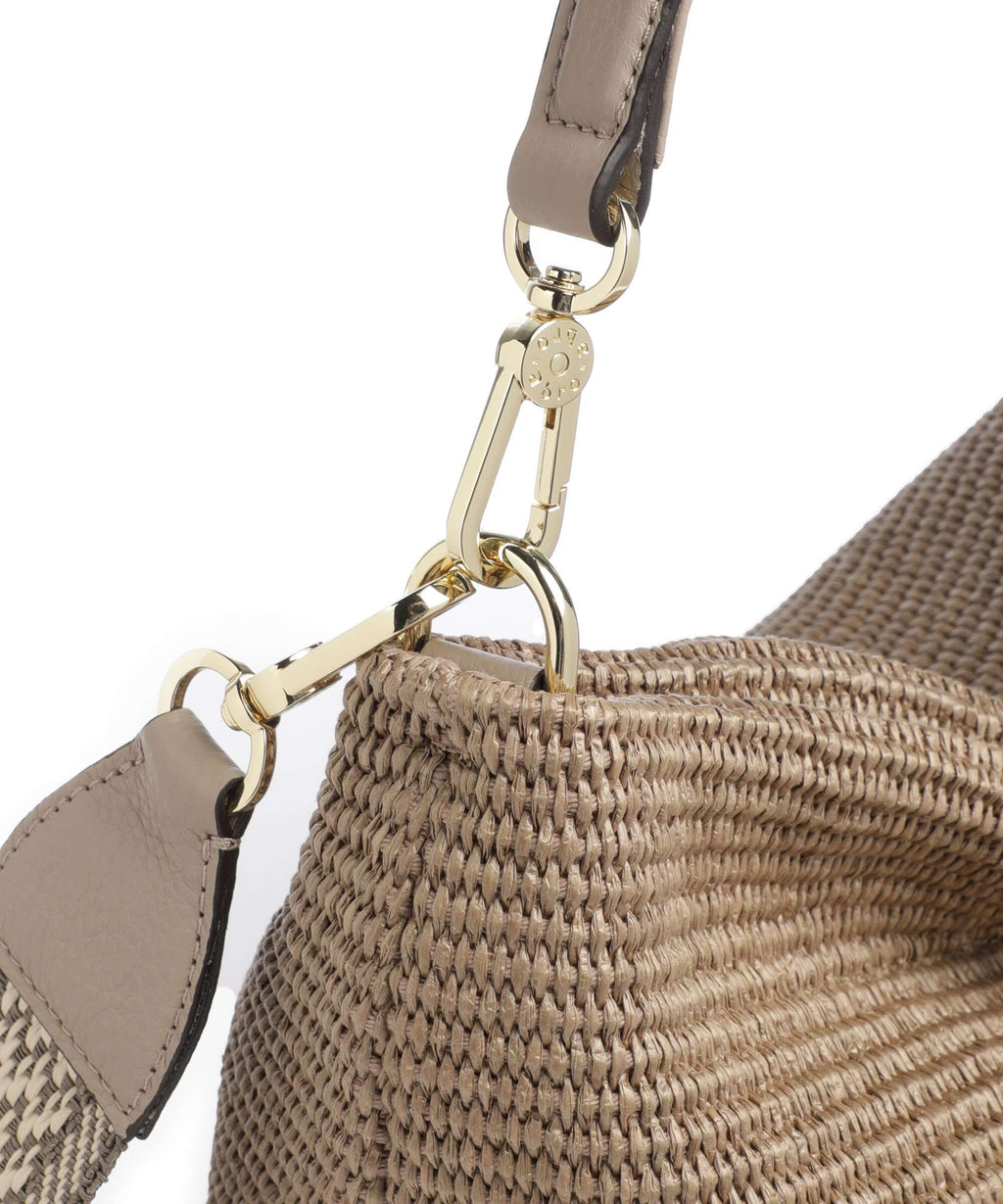 Abro Raffia Kaia Hobo bag siena