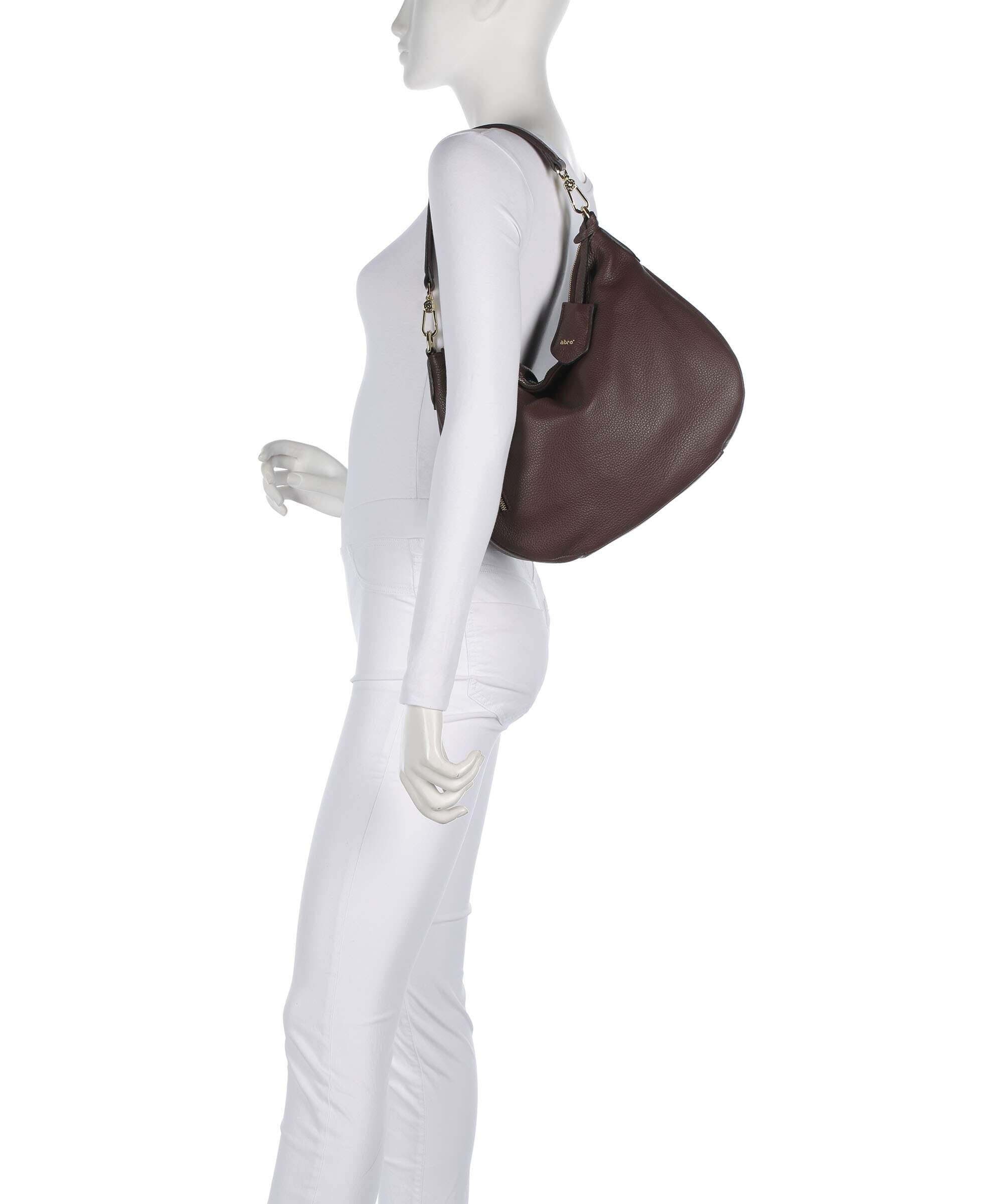 Abro Adria Juna Small Hobo bag wood