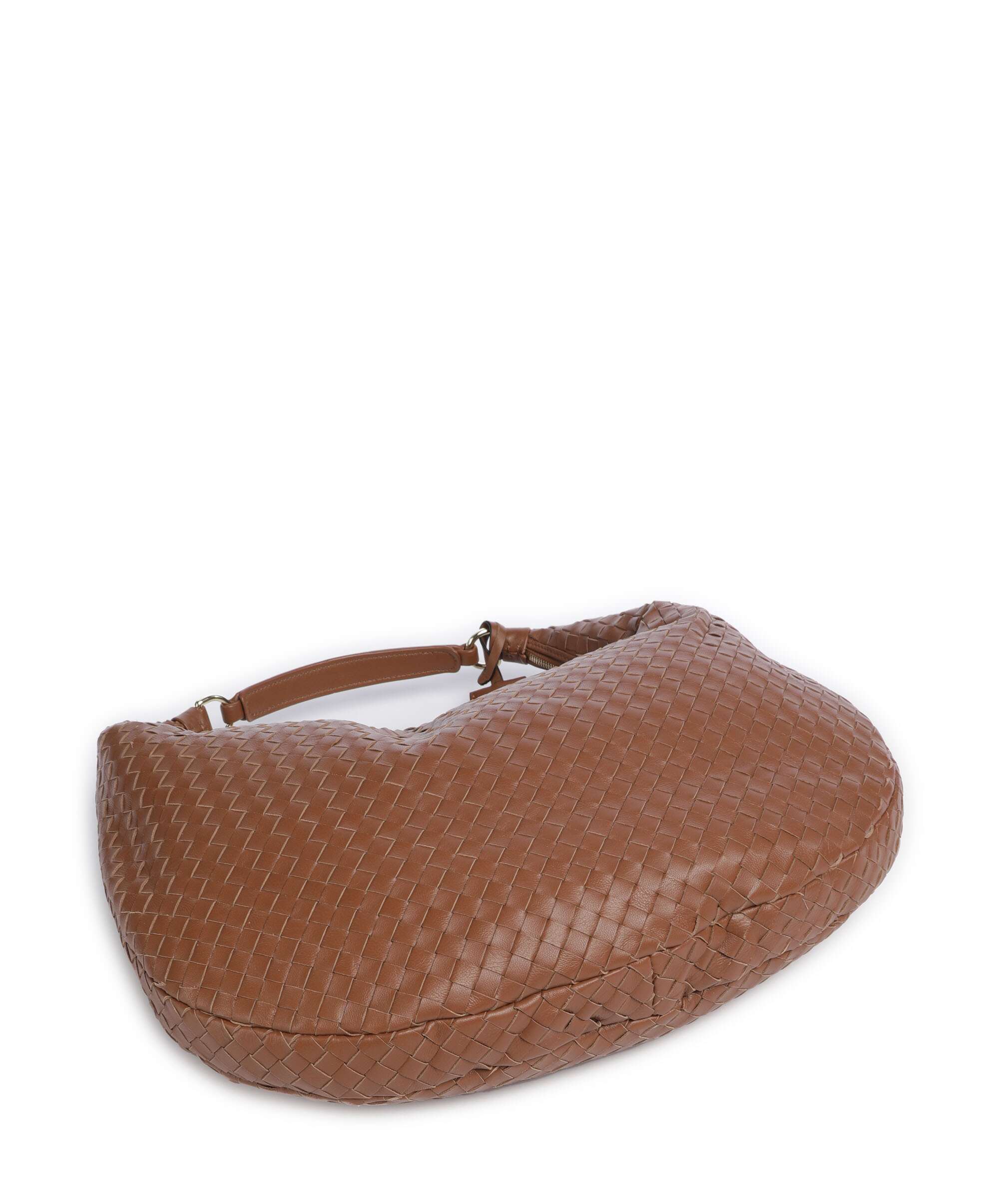 Abro Piuma Nana Hobo bag caramel/cognac