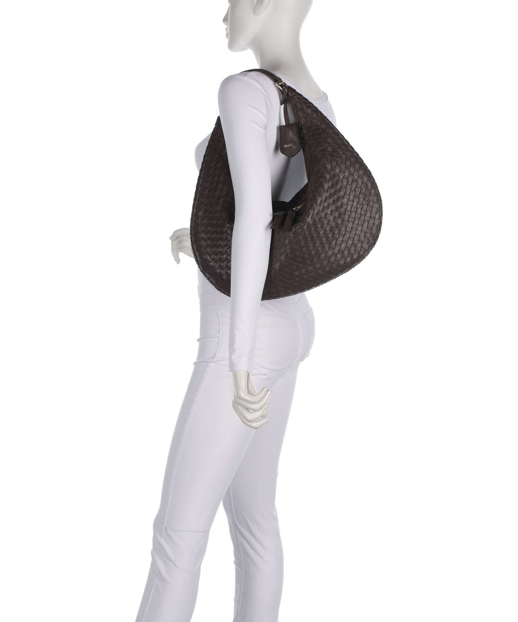 Abro Piuma Nana Hobo bag wood