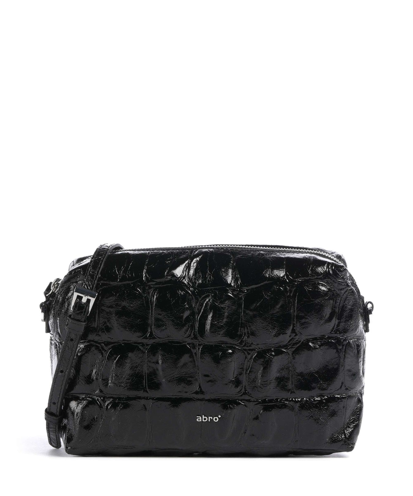 Abro Maxi Cocco Kaia Crossbody bag black/nickel