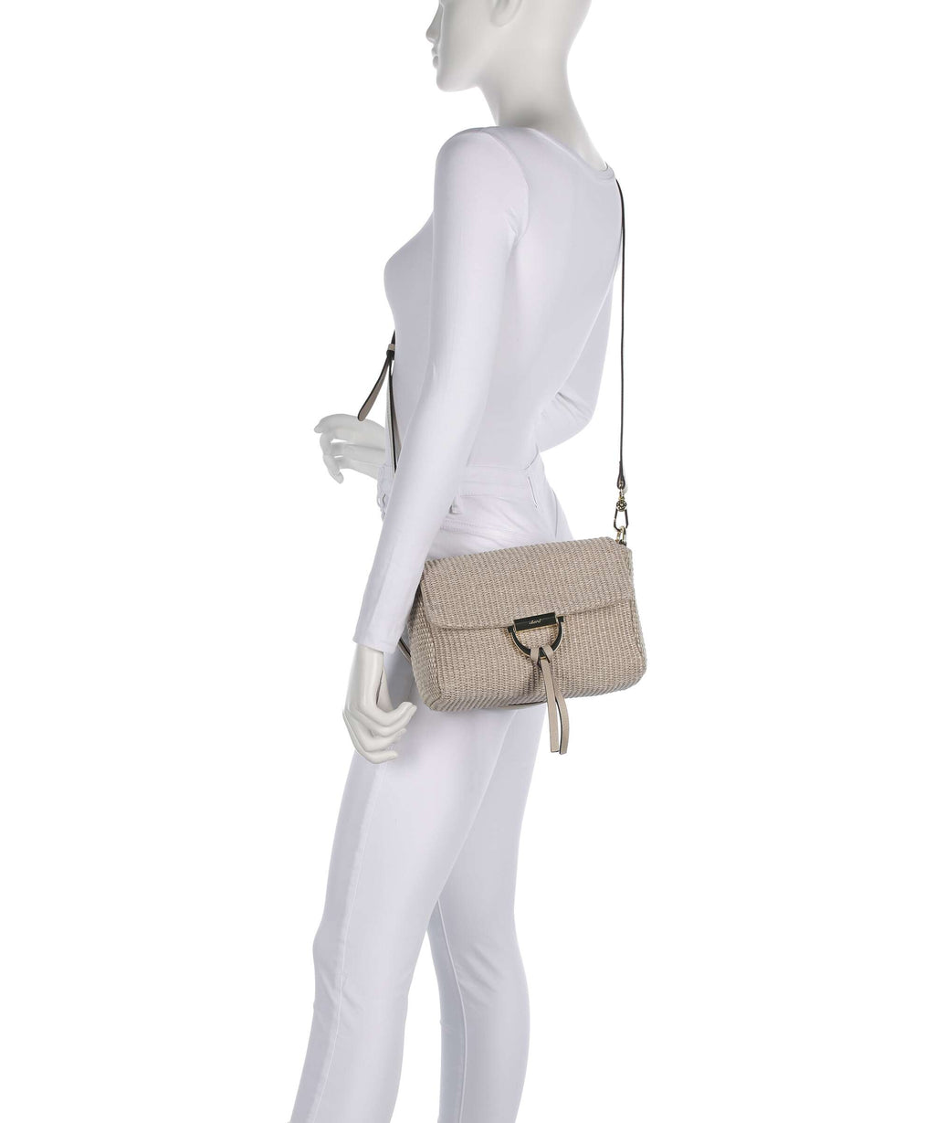 Abro Raffia Classica Temi Shoulder bag sahara