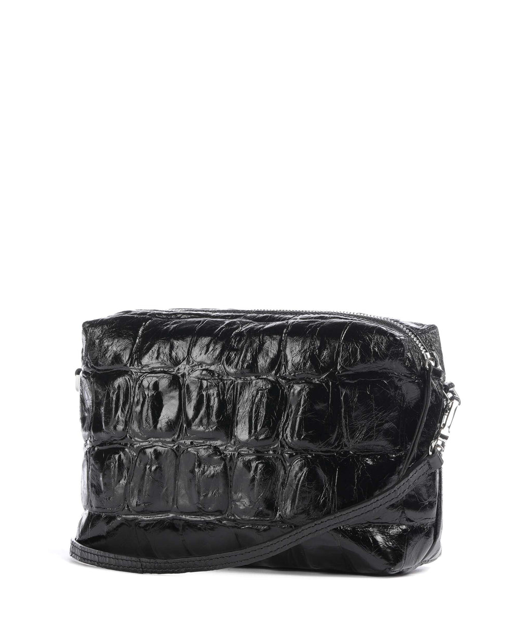 Abro Maxxi Cocco Kaia Crossbody bag black/nickel