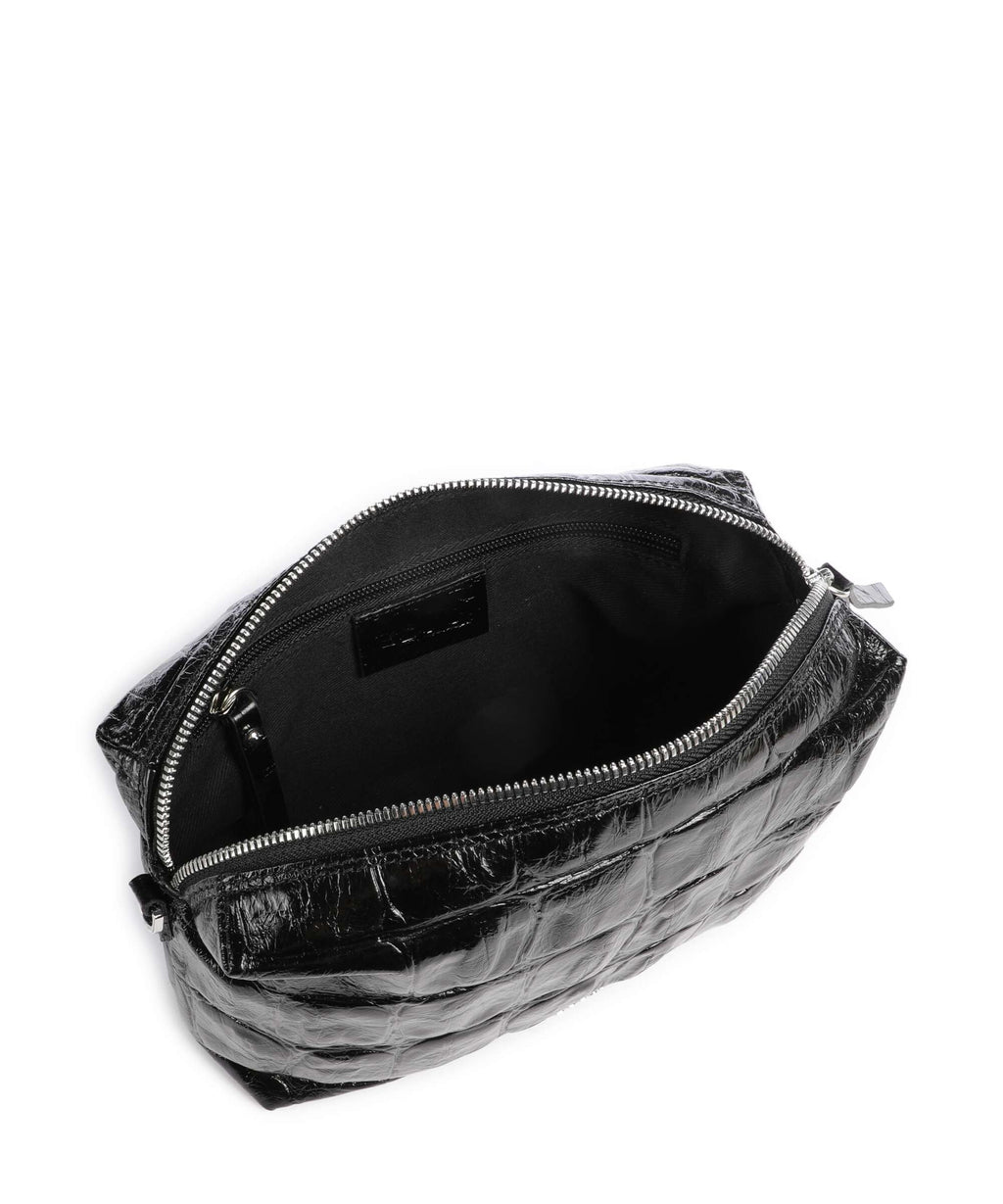 Abro Maxxi Cocco Kaia Crossbody bag black/nickel