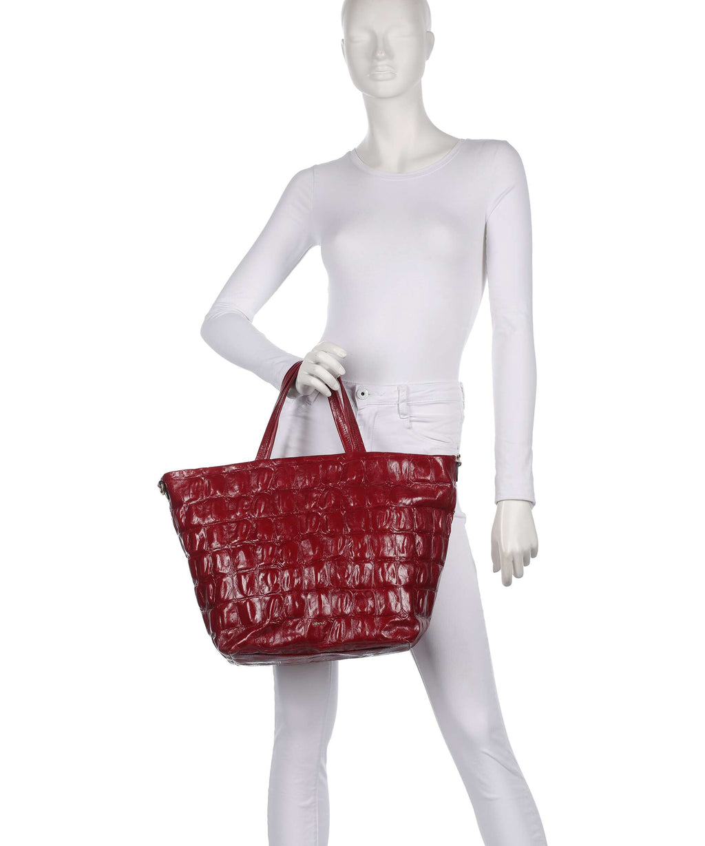 Abro Maxxi Cocco Alba Handbag ruby