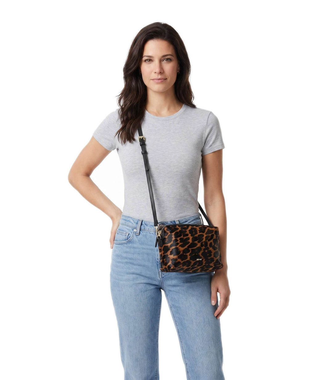 Abro Animal Printed Kaia Crossbody bag leo