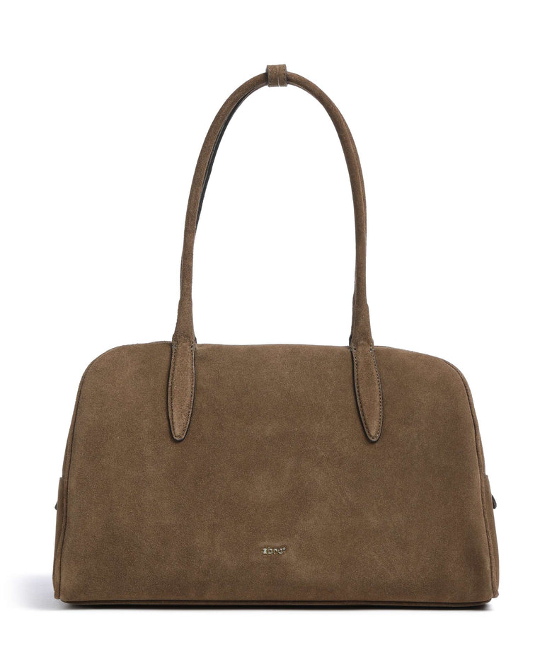 Abro Suede Amara Shoulder bag khaki