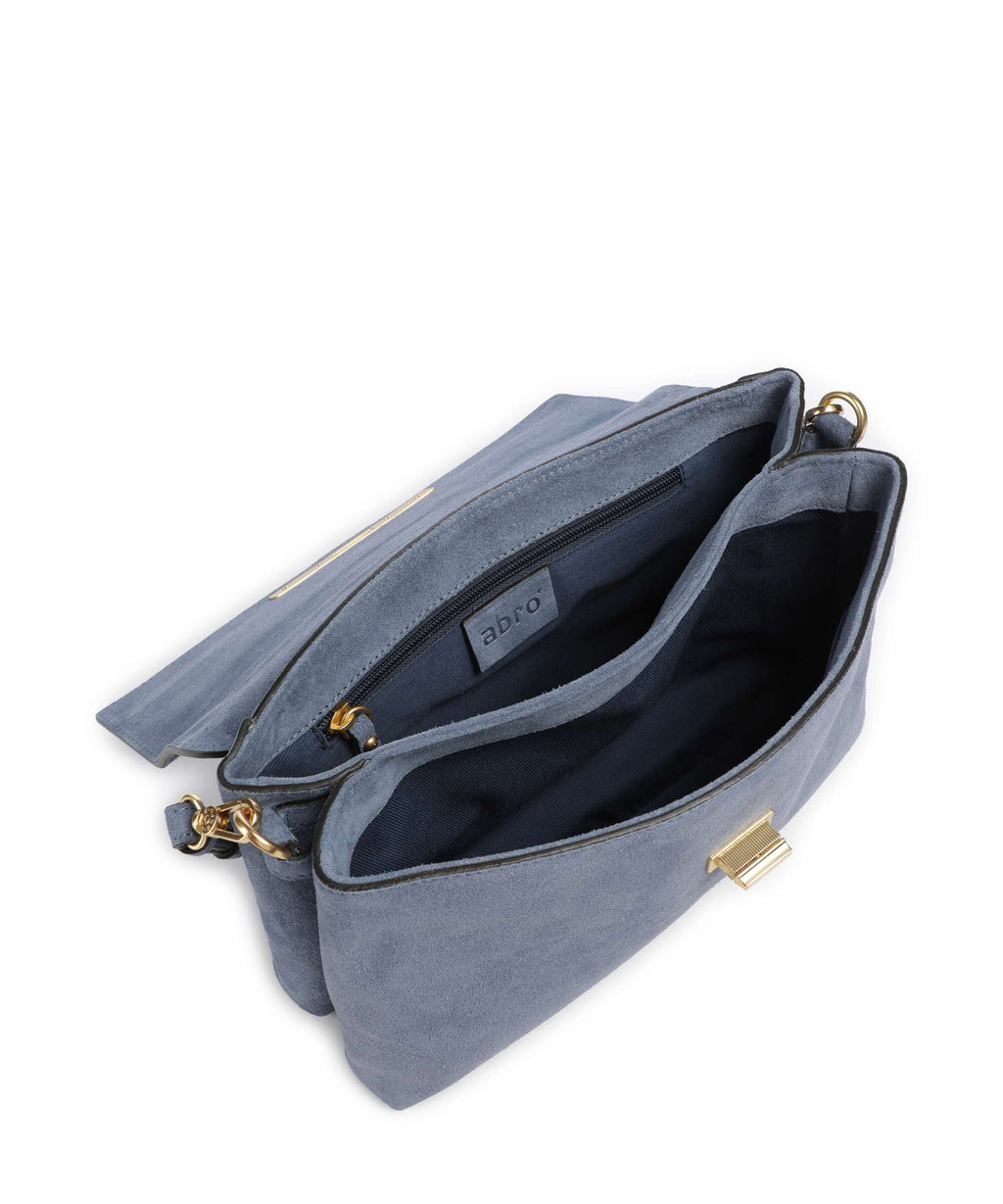 Abro Suede Twist Shoulder bag jeans