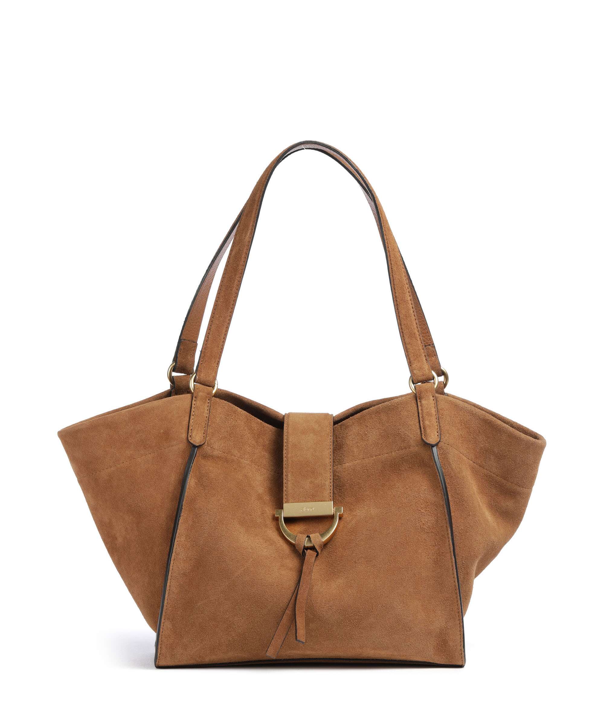 Abro Suede Temi Tote bag cuoio