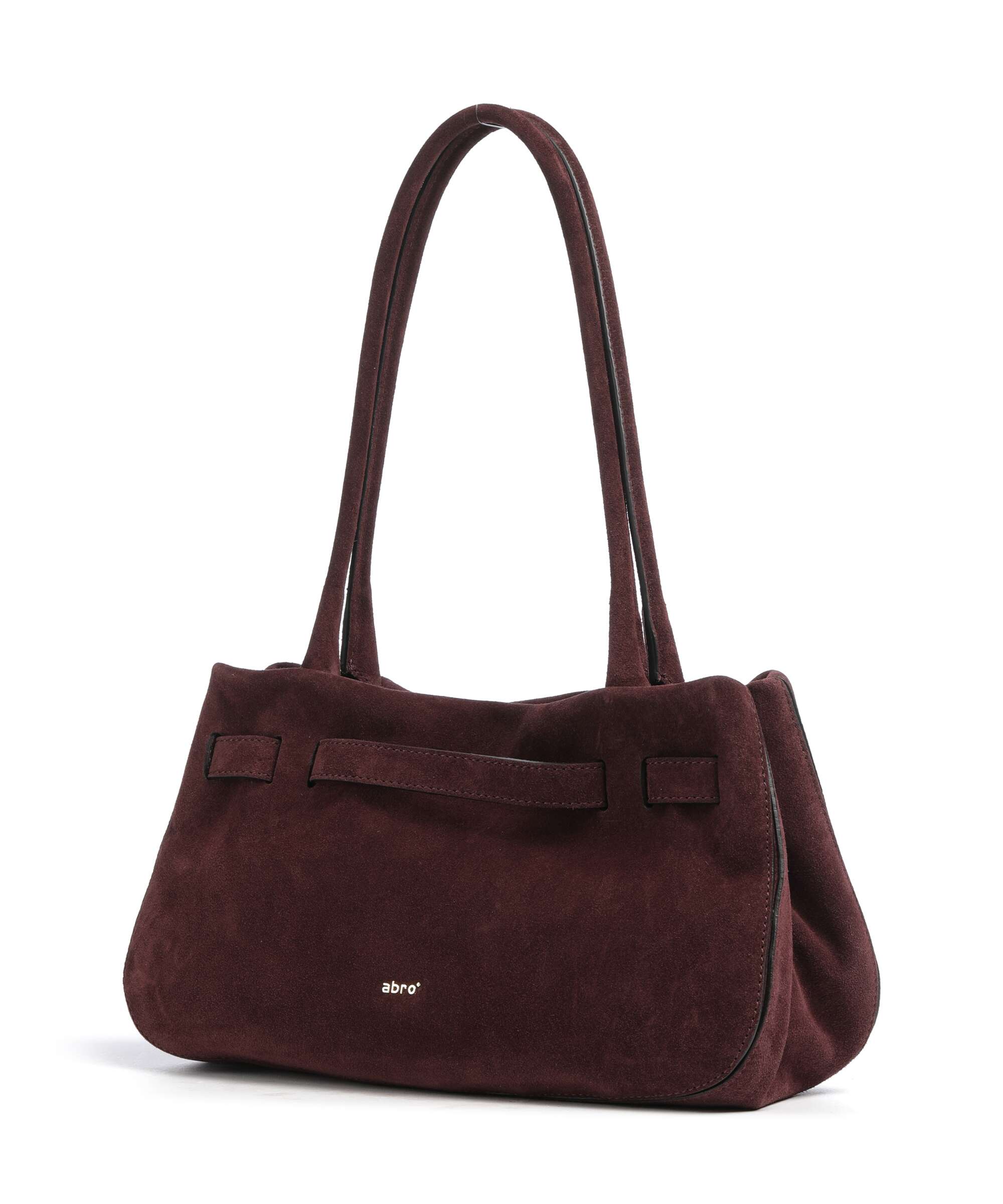 Abro Suede Jill Shoulder bag burgundy