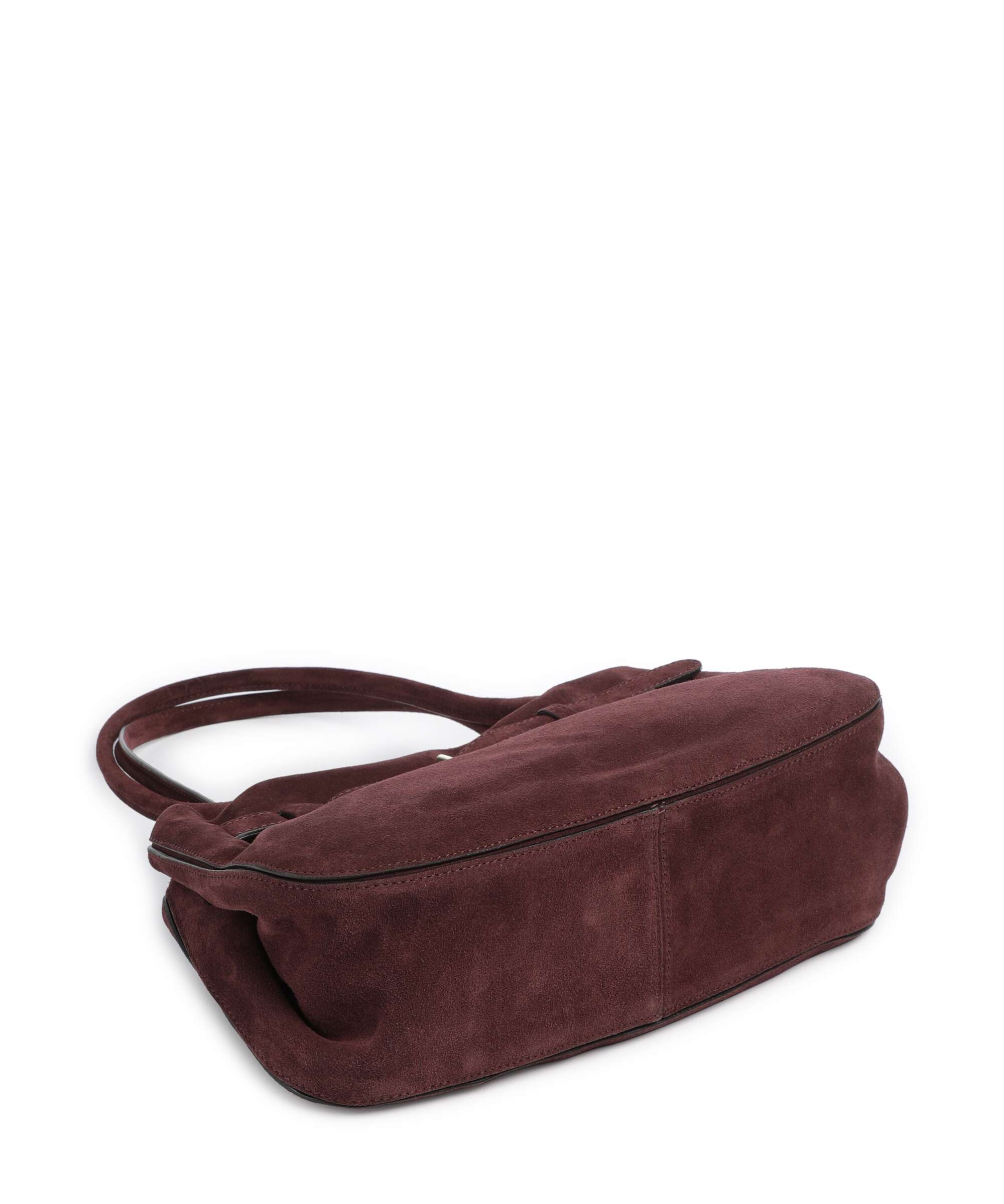 Abro Suede Jill Shoulder bag burgundy