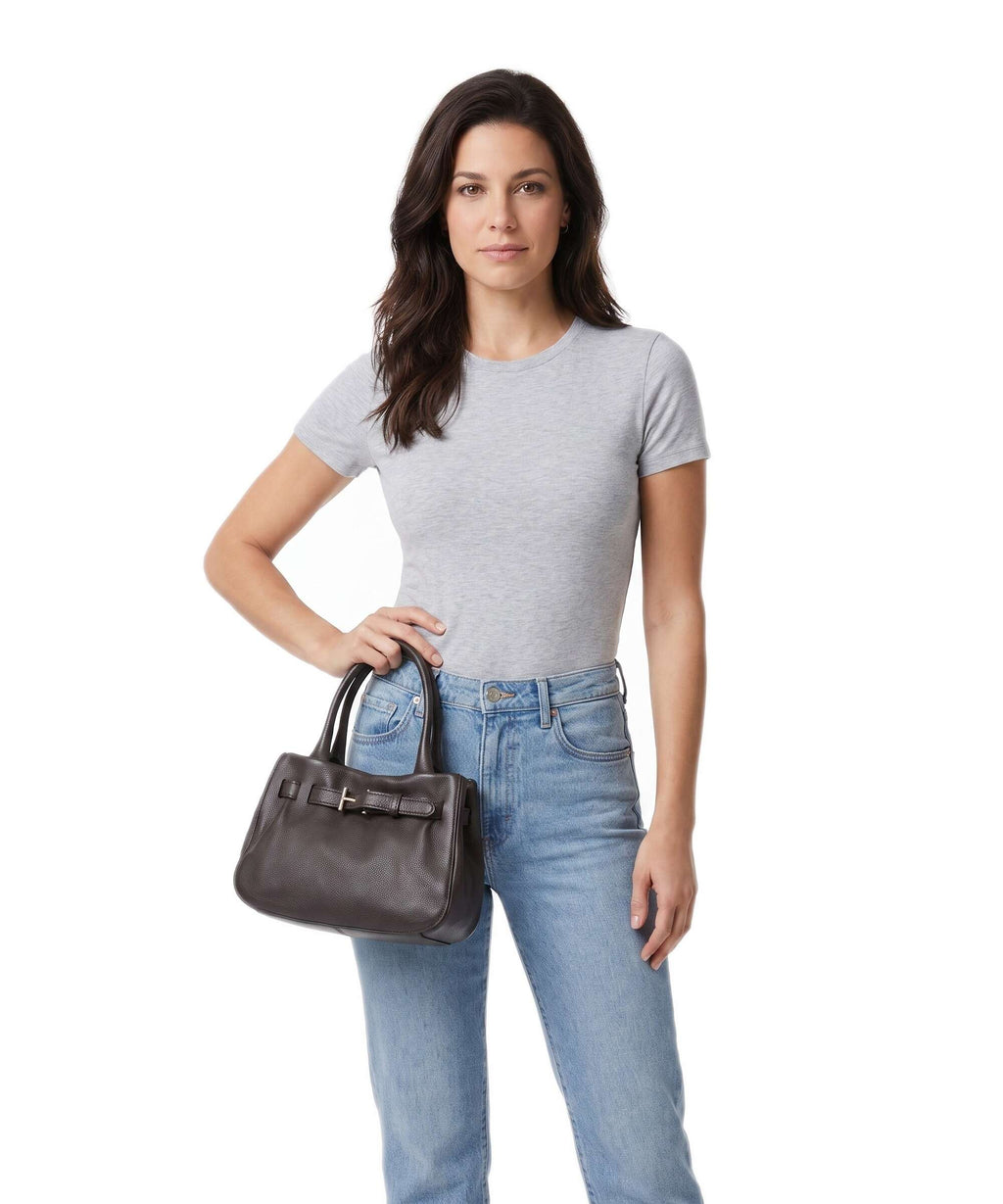 Abro Dalia Jill Handbag dark brown