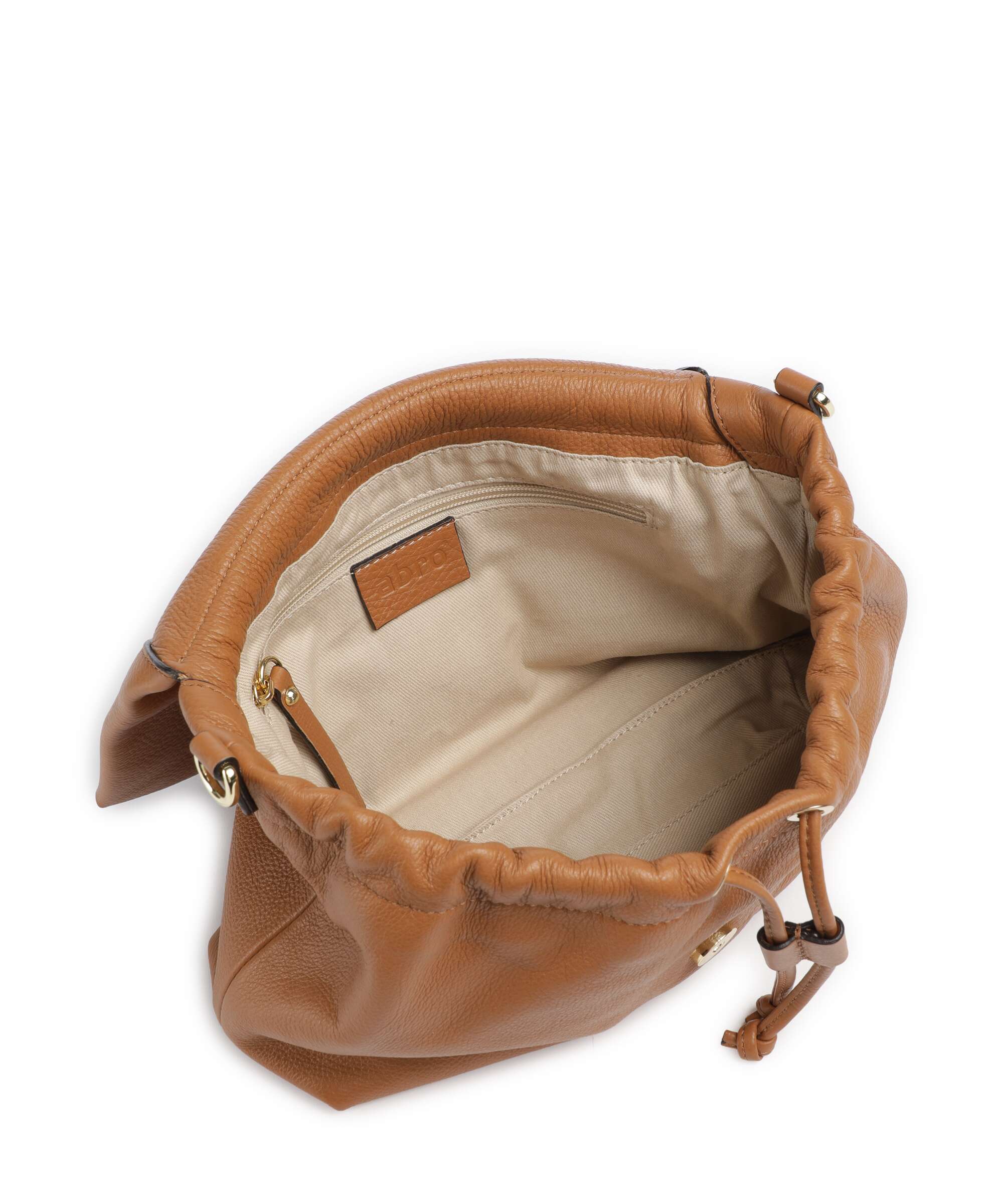 Abro Dalia Temi Medium Shoulder bag cuoio