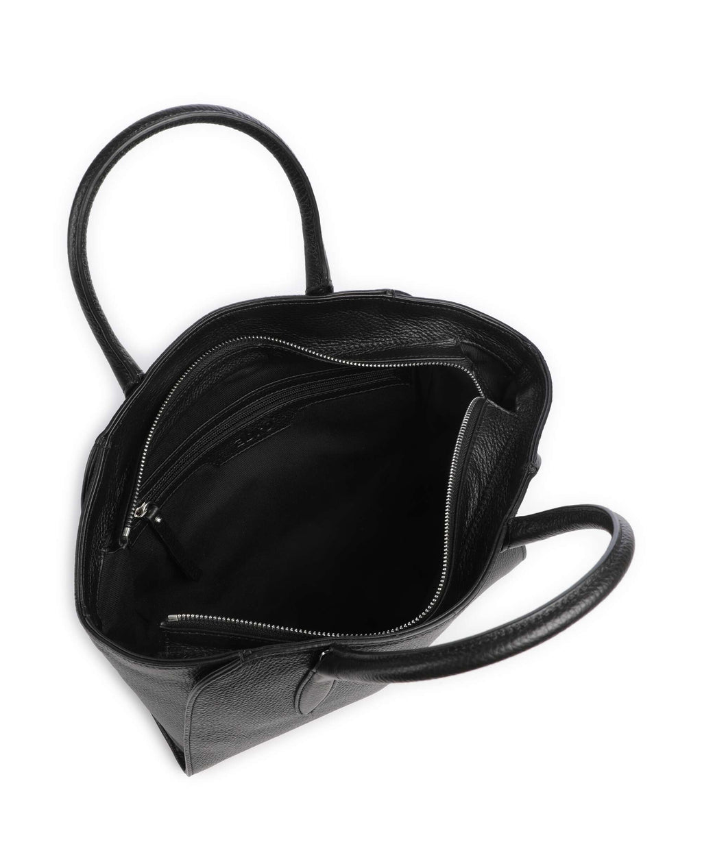 Abro Agave Blossom Small Handbag black/nickel