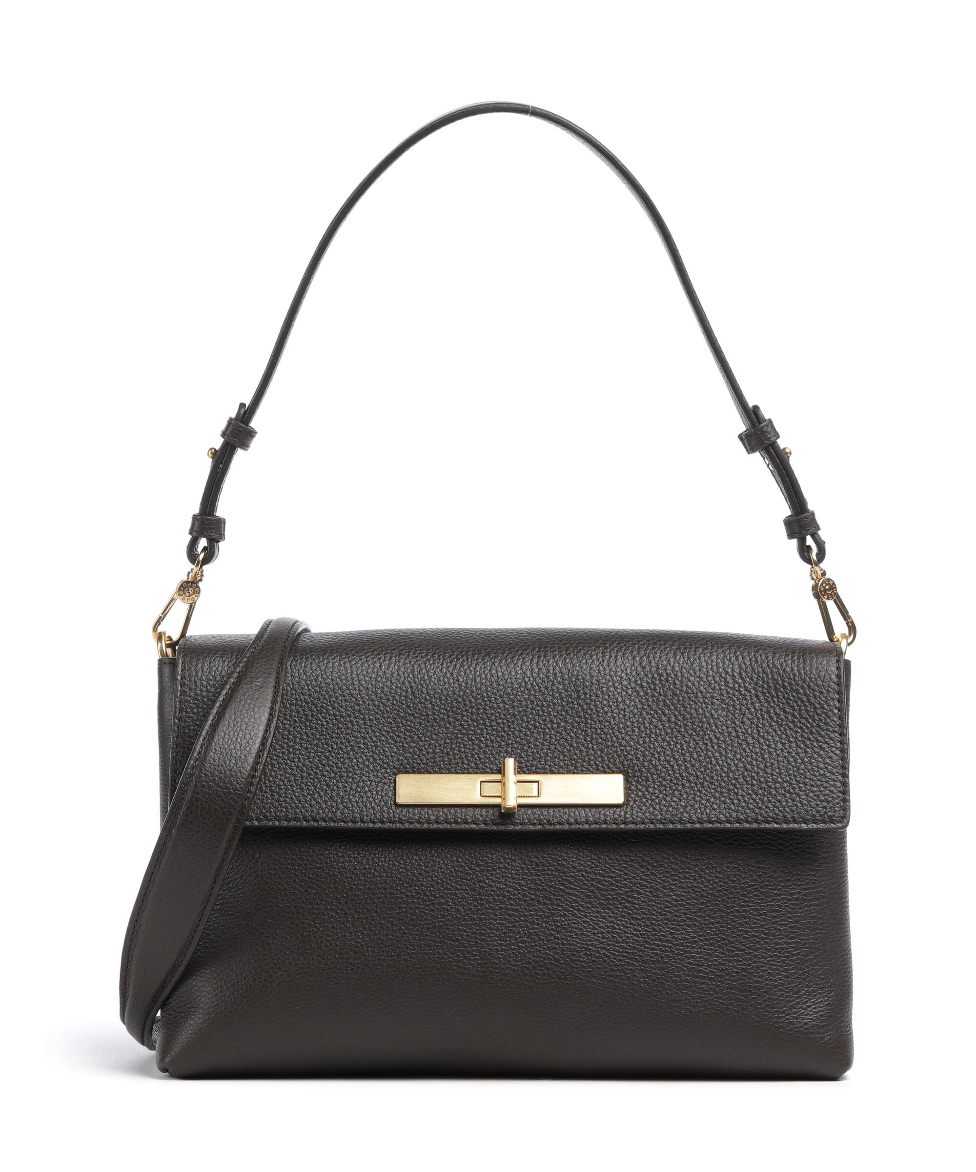 Abro Agave Twist Shoulder bag dark brown